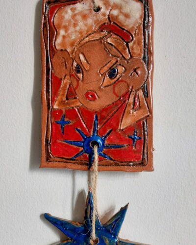 Femme au soleil bleu